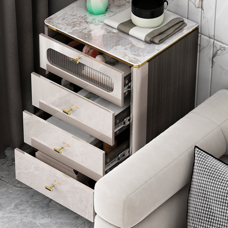 Cassettiera portaoggetti Glam da 15,6 pollici di larghezza, realizzata in legno