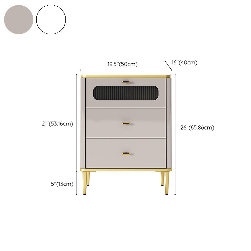 Cassettiera portaoggetti Glam da 15,6 pollici di larghezza, realizzata in legno