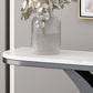 Tavolo di accento console contemporanea Antique Finitura Malf Moon Console Table