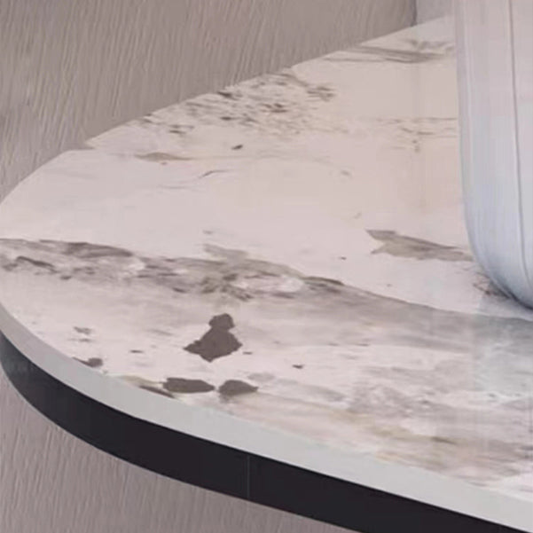 Tavolo accento console glam a metà luna