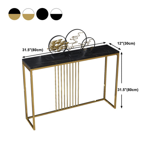 Modern Console Accent Table Antique Finish Console Sofa Table Clearhalo 'Console Tables' 'console_tables' 'Entry & Mudroom Furniture' 'furn' 'furn_console_tables' 'Furniture' 6129260
