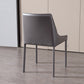 Contemporary Metal Dining Room Chair Arm Leather Side Chair for Dining Room
