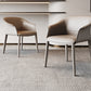 Modern Style Metal Dining Chairs Leather Arm Dining Room Chairs for Home Use