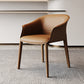 Modern Style Metal Dining Chairs Leather Arm Dining Room Chairs for Home Use