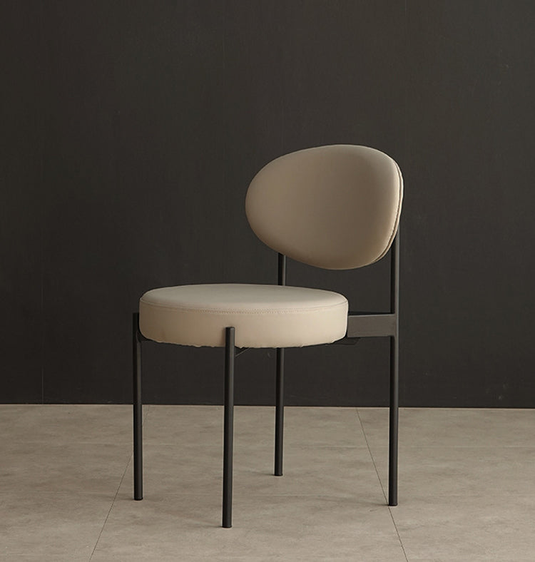 Industrial Metal Dining Room Chair Open Back Dining Side Chair Clearhalo 'Dining Chairs' 'Dining Tables & Seating' 'dining_chair' 'furn' 'furn_dining_chair' 'Furniture' 'Kitchen & Dining Furniture' 6129801