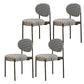 Industrial Metal Dining Room Chair Open Back Dining Side Chair Houndstooth pattern 4 Piece Set Clearhalo 'Dining Chairs' 'Dining Tables & Seating' 'dining_chair' 'furn' 'furn_dining_chair' 'Furniture' 'Kitchen & Dining Furniture' 6129804