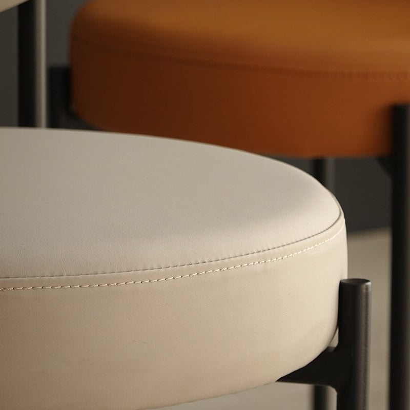 Industrial Metal Dining Room Chair Open Back Dining Side Chair Clearhalo 'Dining Chairs' 'Dining Tables & Seating' 'dining_chair' 'furn' 'furn_dining_chair' 'Furniture' 'Kitchen & Dining Furniture' 6129807