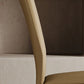Designer Style Armless Chair Leather Parsons Back Side Chair for Restaurant