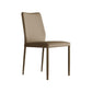 Designer Style Armless Chair Leather Parsons Back Chair for Restaurant