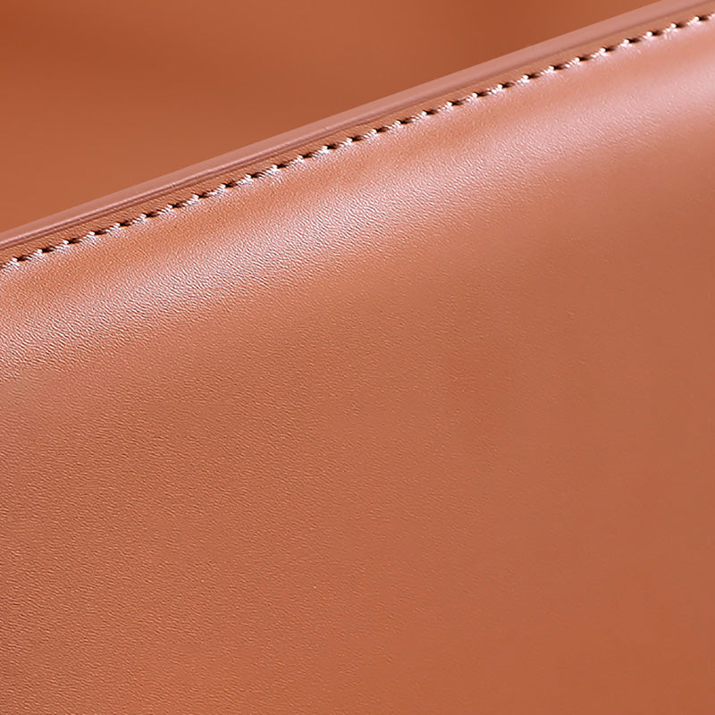 Silla de cuero sin brazo industrial silla de comedor del lado posterior con base de metal