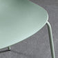 Modern Wing Back Side Chair Plastic Armless Dining Chair with Metal Base