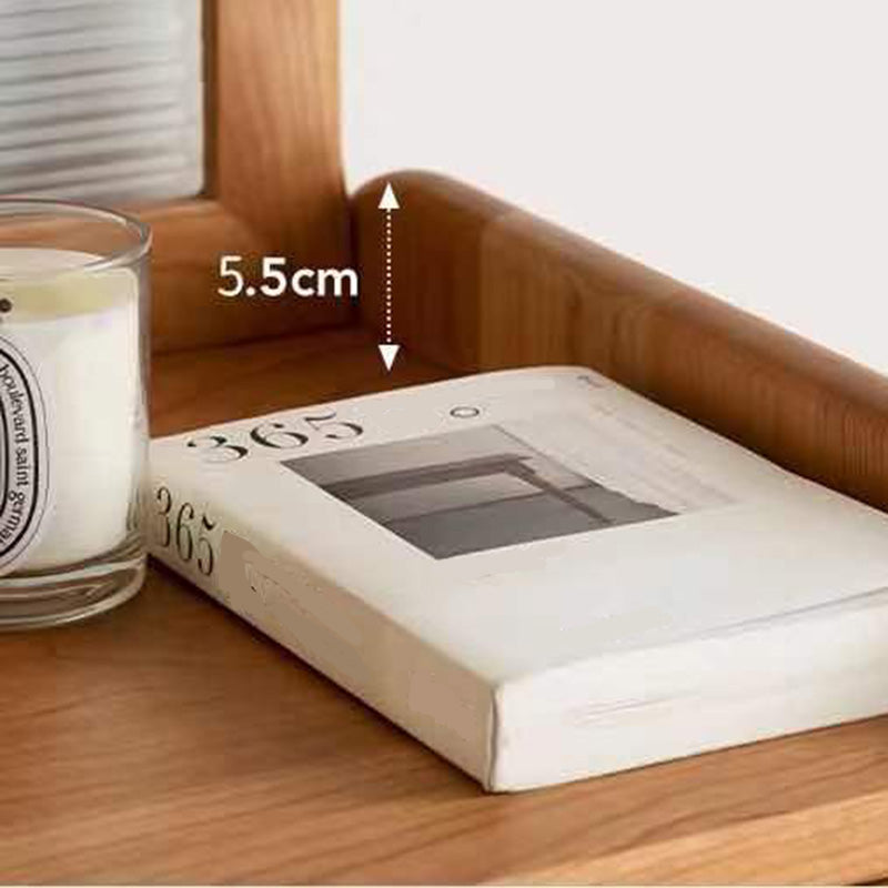 Server da pranzo moderno a 2 cassetti marrone con porta di vetro