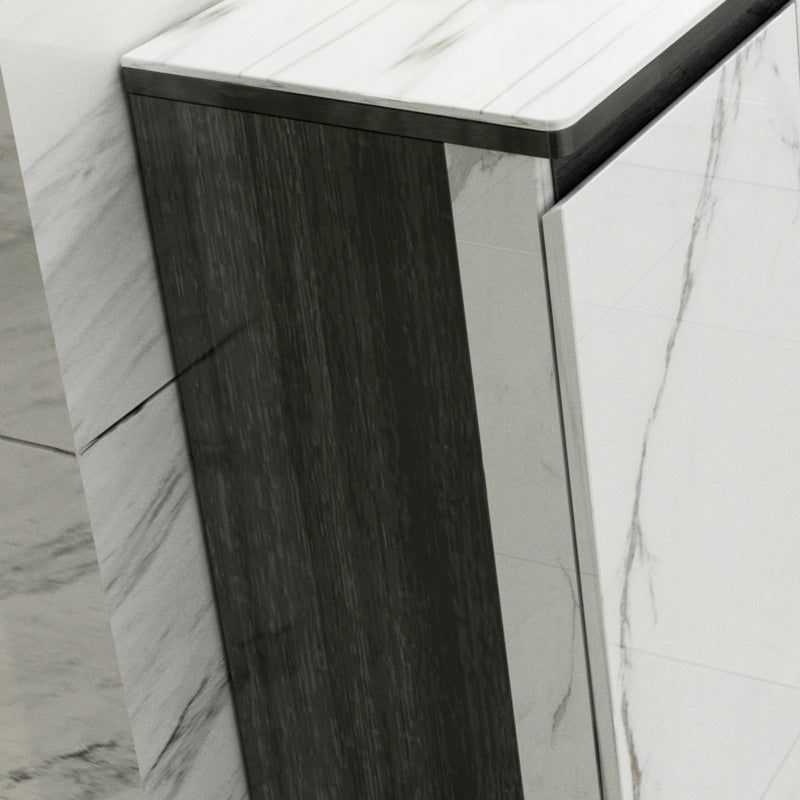 Glam Cabinets Dining Buffet 2-Drawer Glass Doors Buffet Sideboard Clearhalo 'buffet_sideboard' 'Buffets & Sideboards' 'furn' 'furn_buffet_sideboard' 'Furniture' 'Kitchen & Dining Furniture' 6130241