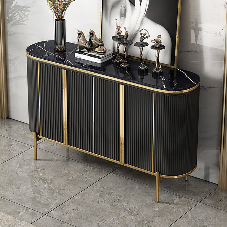 Glam Buffet Sideboard Stone Cabinets Dining Buffet for Living Room Clearhalo 'buffet_sideboard' 'Buffets & Sideboards' 'furn' 'furn_buffet_sideboard' 'Furniture' 'Kitchen & Dining Furniture' 6130251