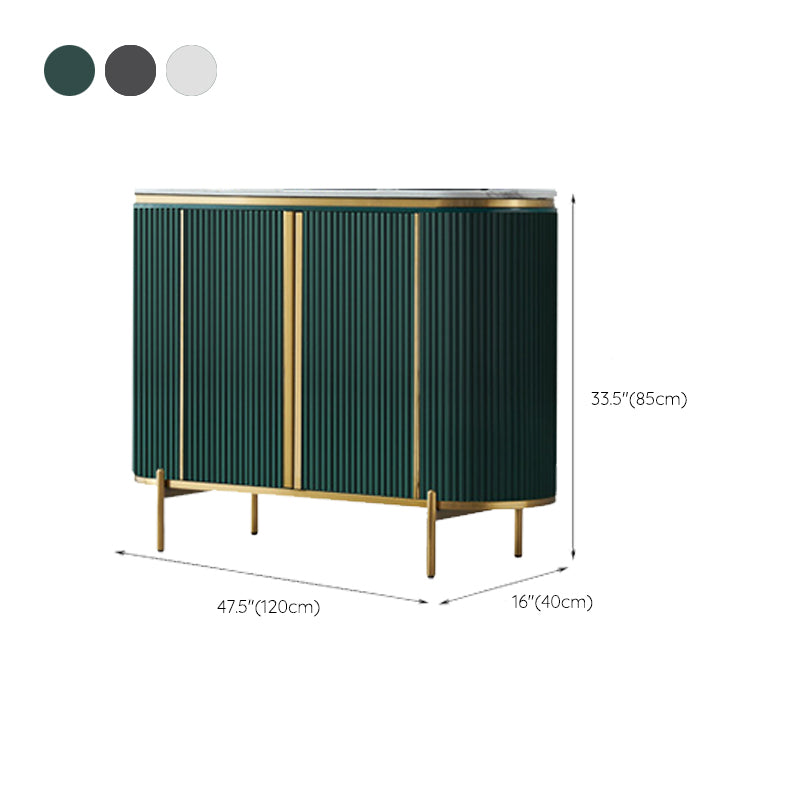 Glam Buffet Sideboard Stone Cabinets Dining Buffet for Living Room Clearhalo 'buffet_sideboard' 'Buffets & Sideboards' 'furn' 'furn_buffet_sideboard' 'Furniture' 'Kitchen & Dining Furniture' 6130265