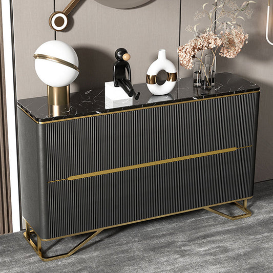 Glam Cabinets Dining Buffet 4-Door Buffet Sideboard for Living Room Clearhalo 'buffet_sideboard' 'Buffets & Sideboards' 'furn' 'furn_buffet_sideboard' 'Furniture' 'Kitchen & Dining Furniture' 6130278