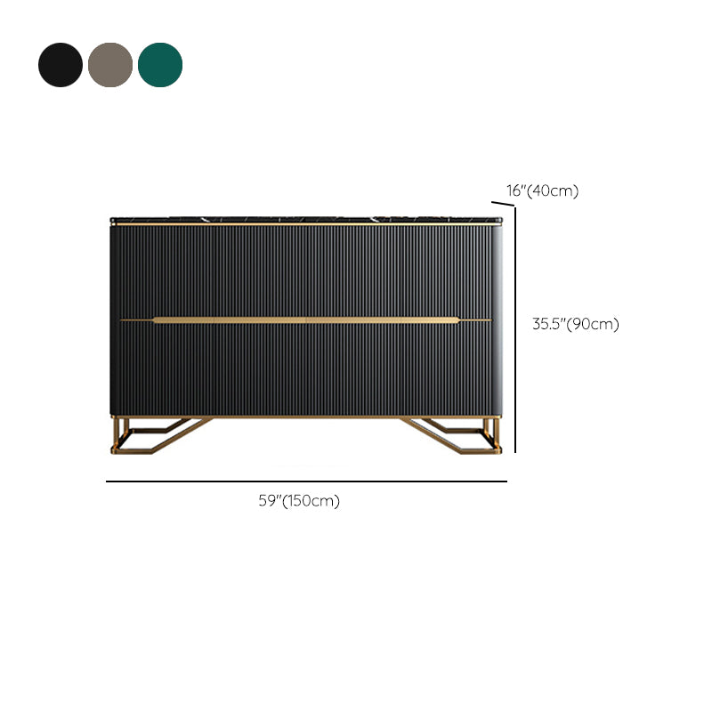 Glam Cabinets Dining Buffet 4-Door Buffet Sideboard for Living Room Clearhalo 'buffet_sideboard' 'Buffets & Sideboards' 'furn' 'furn_buffet_sideboard' 'Furniture' 'Kitchen & Dining Furniture' 6130283