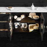 ABBIGLIATI GLAM PASSEGGIO CAMBINE DI METALE METALE CON 3-DAWER