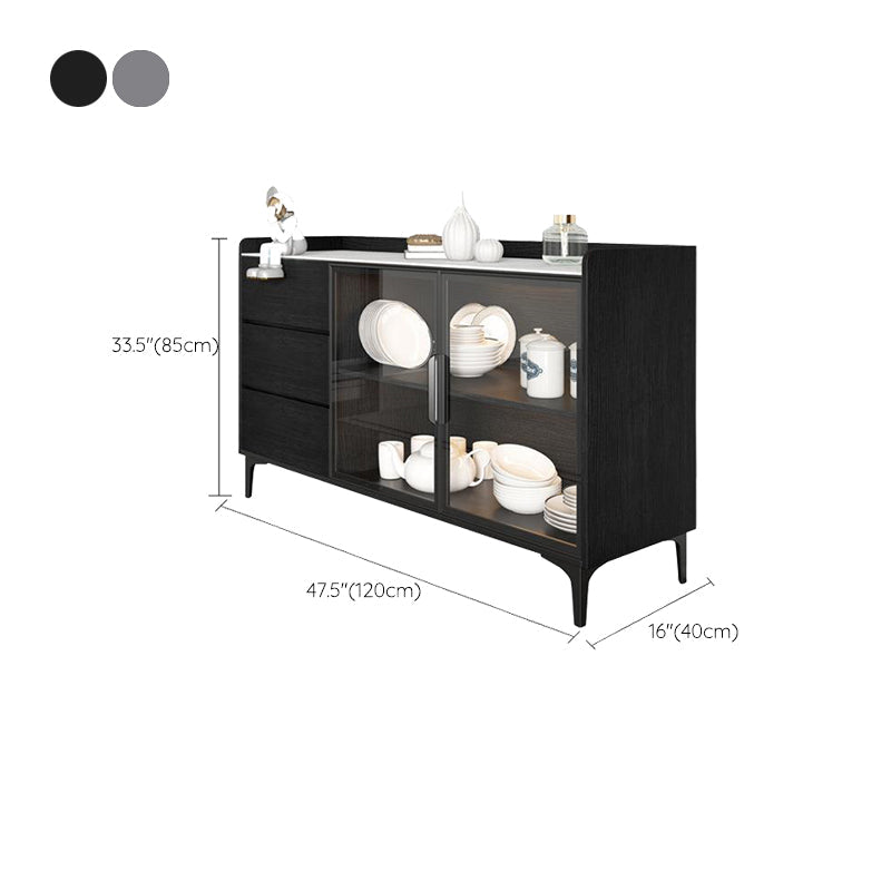 ABBIGLIATI GLAM PASSEGGIO CAMBINE DI METALE METALE CON 3-DAWER