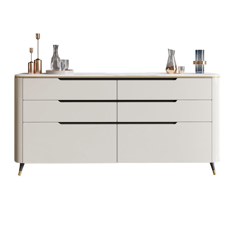 Modern sideboard a buffet a 6 cassetto tavolo da sella per uso soggiorno