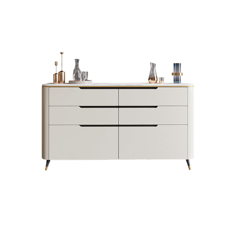 Modern sideboard a buffet a 6 cassetto tavolo da sella per uso soggiorno