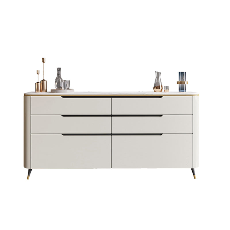 Modern sideboard a buffet a 6 cassetto tavolo da sella per uso soggiorno