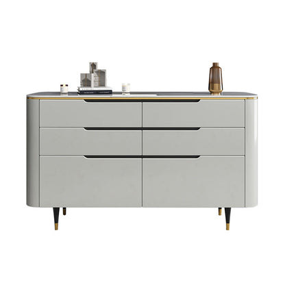Modern sideboard a buffet a 6 cassetto tavolo da sella per uso soggiorno