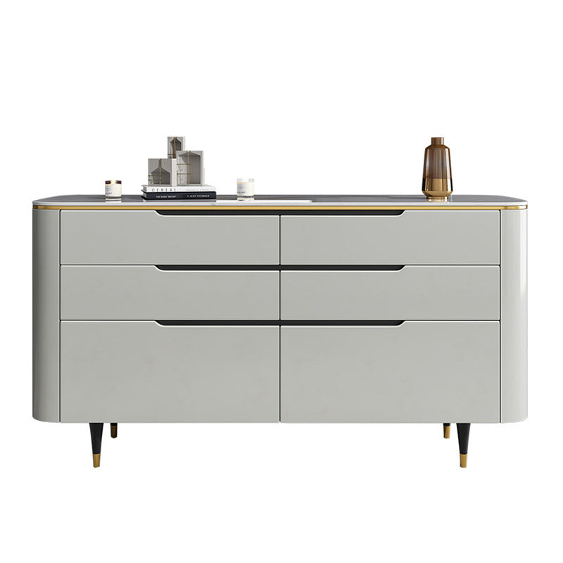 Modern sideboard a buffet a 6 cassetto tavolo da sella per uso soggiorno