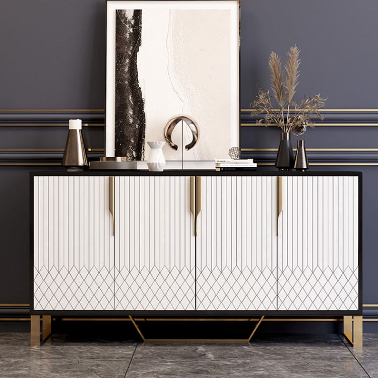 Armadi glam pranzo buffet 4 porte a buffet specchio