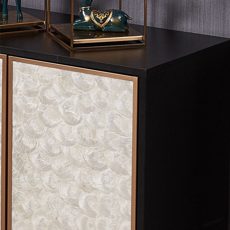 Contemporary Style Sideboard Wood Sideboard Buffet for Kitchen Clearhalo 'buffet_sideboard' 'Buffets & Sideboards' 'furn' 'furn_buffet_sideboard' 'Furniture' 'Kitchen & Dining Furniture' 6130474