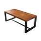 Industrial Rectangular Office Desk Brown Solid Wood Writing Desk Clearhalo 'furn' 'furn_office_desk' 'Furniture' 'Office Desks' 'Office Furniture' 'office_desk' 6130512