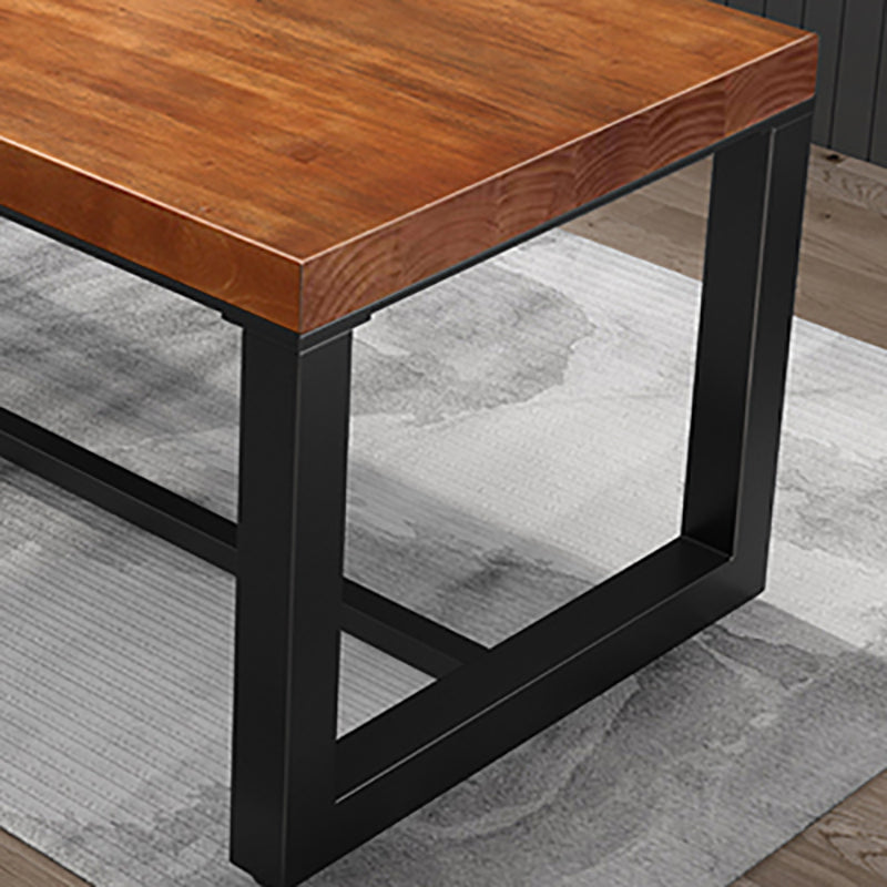 Industrial Rectangular Office Desk Brown Solid Wood Writing Desk Clearhalo 'furn' 'furn_office_desk' 'Furniture' 'Office Desks' 'Office Furniture' 'office_desk' 6130518