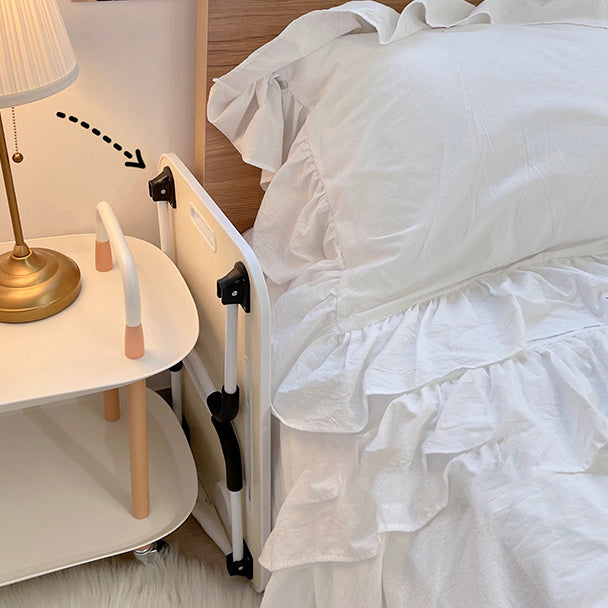 Contemporary Dormitory Writing Desk Free Form Folding Desk with Sled Base Clearhalo 'furn' 'furn_office_desk' 'Furniture' 'Office Desks' 'Office Furniture' 'office_desk' 6130584