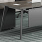 Contemporary Office Desk Black Cable Management Writing Desk Clearhalo 'furn' 'furn_office_desk' 'Furniture' 'Office Desks' 'Office Furniture' 'office_desk' 6130642