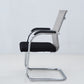 Chaise de bureau à cadre argenté sans fauteuil AirGrid pénible avec respirabilité
