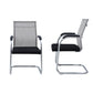 Chaise de bureau à cadre argenté sans fauteuil AirGrid pénible avec respirabilité