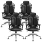 Contemporary Office Chair Leather Computer Chair Ergonomic Task Chair 4 Piece Set Clearhalo 'furn' 'furn_office_chair' 'Furniture' 'Office Chairs' 'Office Furniture' 'office_chair' 6130840