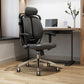 Contemporary Office Chair Leather Computer Chair Ergonomic Task Chair Clearhalo 'furn' 'furn_office_chair' 'Furniture' 'Office Chairs' 'Office Furniture' 'office_chair' 6130841