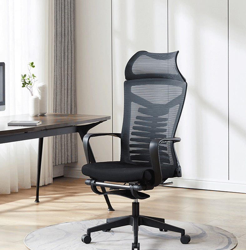 Contemporary Arm Chair Tilt Mechanism Ergonomic Swivel Office Chair 1 Piece Clearhalo 'furn' 'furn_office_chair' 'Furniture' 'Office Chairs' 'Office Furniture' 'office_chair' 6130854