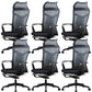 Contemporary Arm Chair Tilt Mechanism Ergonomic Swivel Office Chair 6 Piece Set Clearhalo 'furn' 'furn_office_chair' 'Furniture' 'Office Chairs' 'Office Furniture' 'office_chair' 6130858