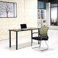 Mid-Back Ergonomic Office Chair Contemporary No Wheels Desk Chair Clearhalo 'furn' 'furn_office_chair' 'Furniture' 'Office Chairs' 'Office Furniture' 'office_chair' 6130926