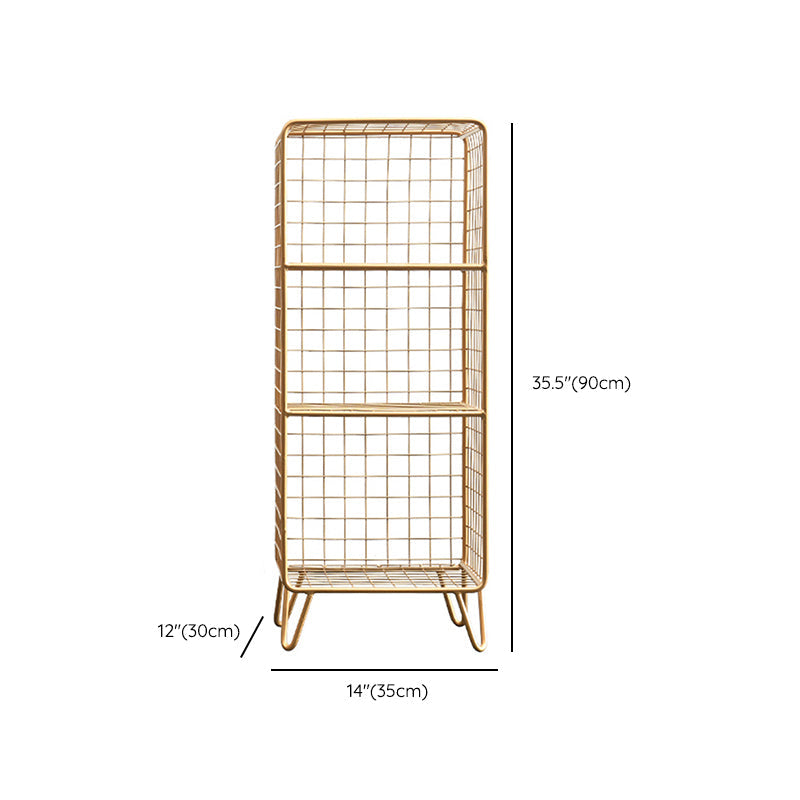 Scaffali in metallo chiuso da 11 "su scaffali in metallo chiuso includeva la libreria