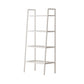 Contemporary Metal Bookshelf Ladder Shelf Bookcase for Study Room