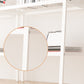Contemporary Metal Bookshelf Ladder Shelf Bookcase for Study Room