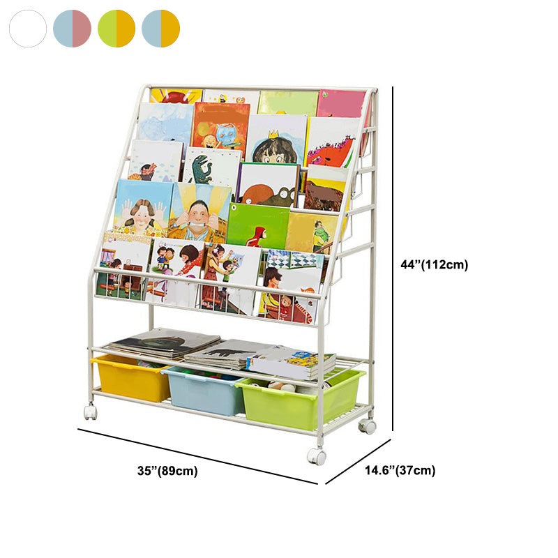 14" Wide Contemporary Shelf Bookcase Shelves Included Bookcase