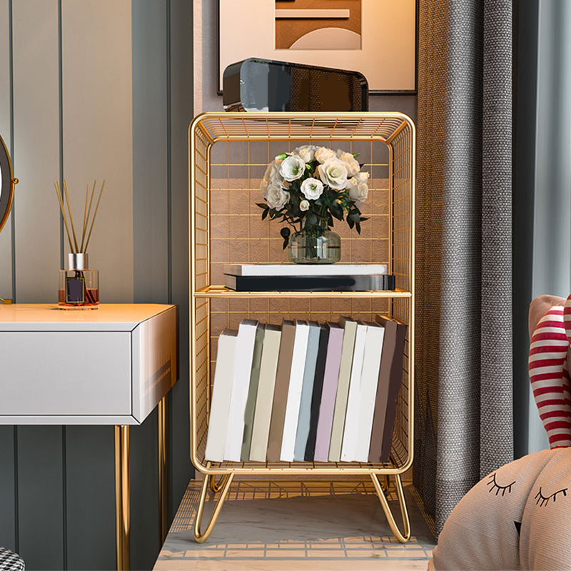 Glam metal boekenplank standaard plank boekenkast voor thuiskantoor 11.8 "W