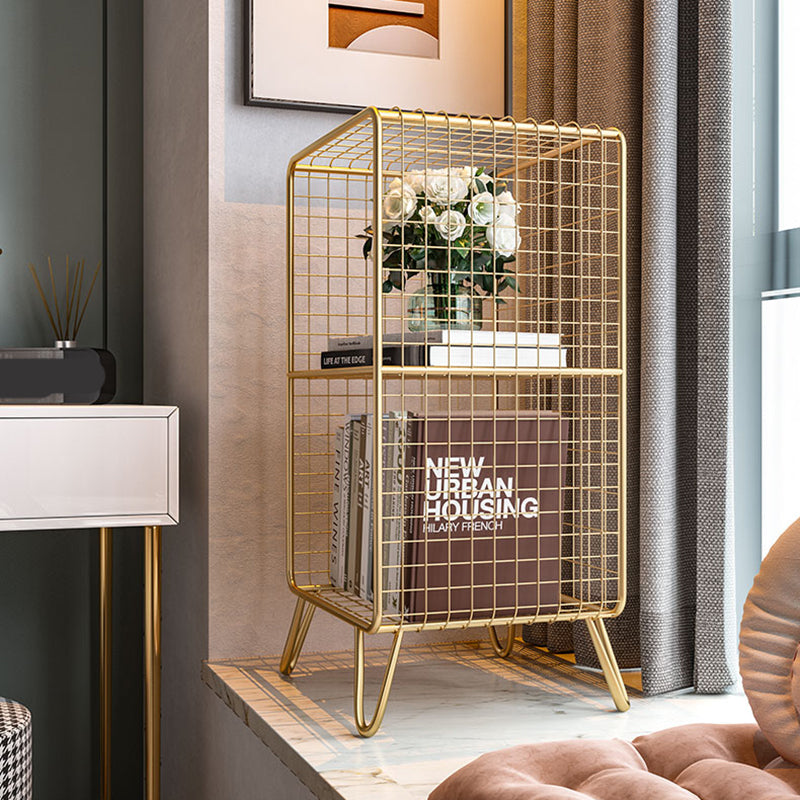 Glam metal boekenplank standaard plank boekenkast voor thuiskantoor 11.8 "W