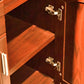 Contemporary Bookshelf Brown Engineered Wood Vertical Shelf Bookcase