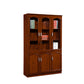 Contemporary Bookshelf Brown Engineered Wood Vertical Shelf Bookcase