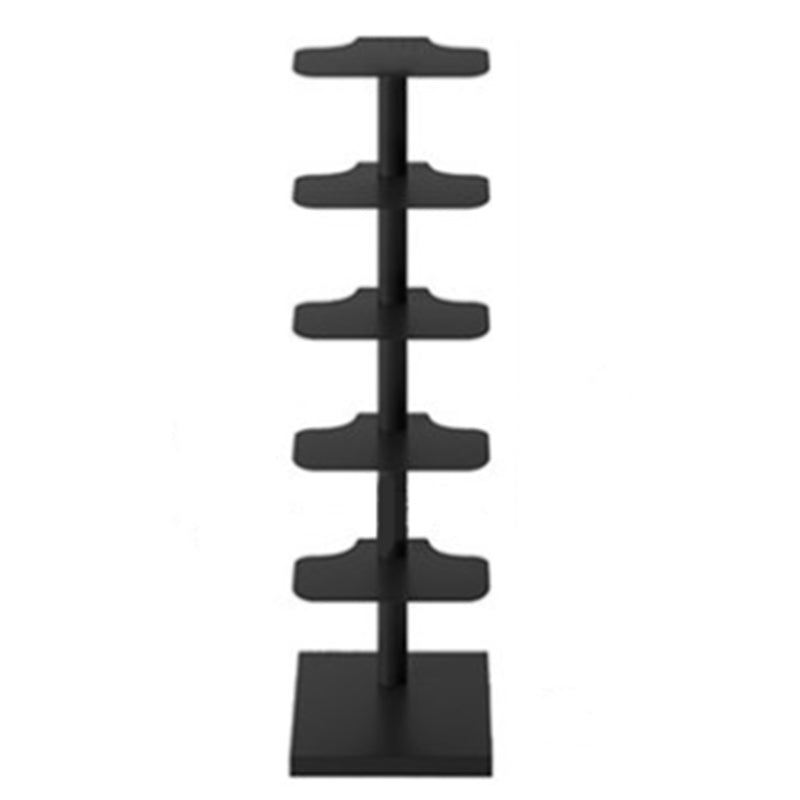 White/Black Bookcase Contemporary Style Bookshelf for Home and Office Matte Black Clearhalo 'Bookcases' 'furn' 'furn_bookcases' 'Furniture' 'Office Furniture' 6131091